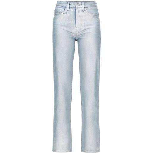 FRAME jeans le jane crop dritti - blu