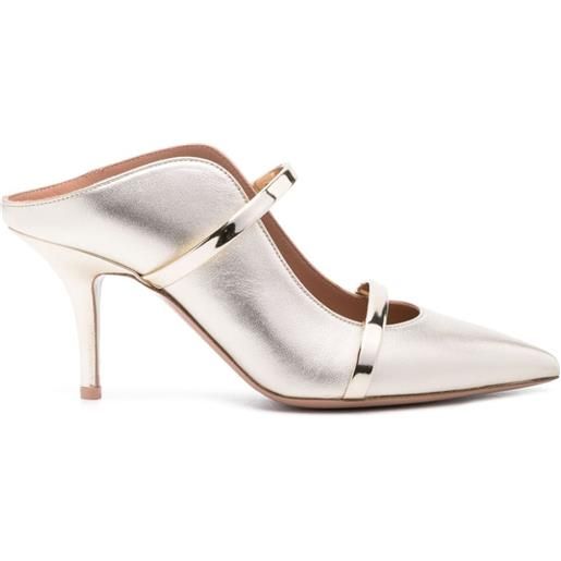 Malone Souliers mules maureen metallizzate 75mm - oro