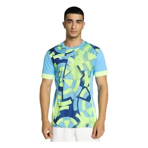 PUMA maglia grafica individualgoal, camicia unisex-adulto, blu luminoso, 3xl