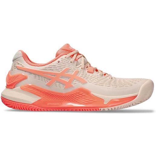 Asics - gel-resolution 9 clay (pearl pink/sun coral)