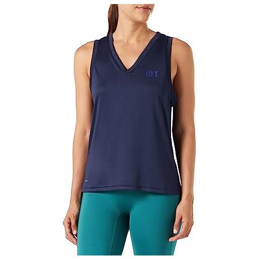 hummel hmldonna top in campo, maglietta donna, marino, s