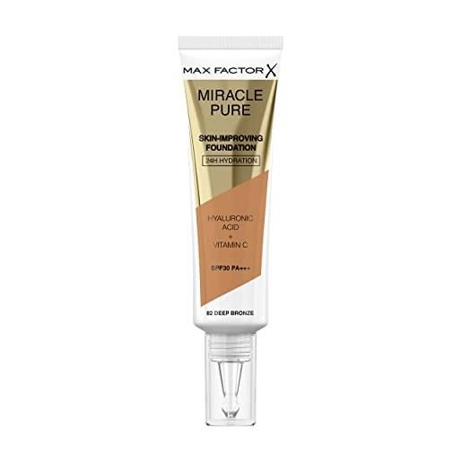 Max Factor miracle pure foundation 82 deep bronze 30ml