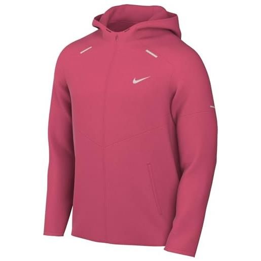 Nike giacca uomo imp lght windrnner jkt, black/black/reflective silv, fb7540-010, l