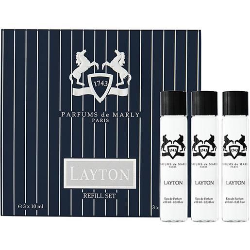 Parfums de Marly layton travel set 3 x 10 ml refill