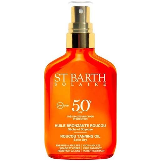 St. Barth roucou tanning oil spf 50