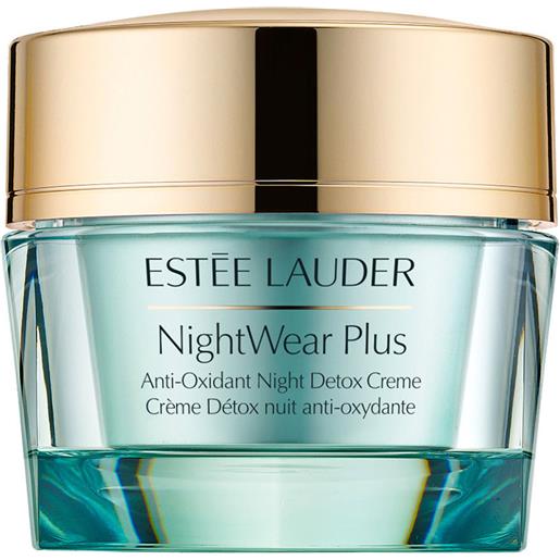 Estee lauder night. Wear plus - crema notte detossificante anti - ossidante 50 ml