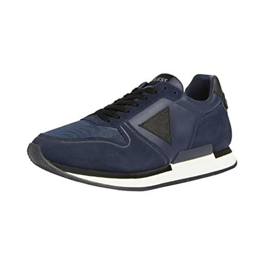 GUESS potenza carryover, sneaker uomo, navy, 42 eu