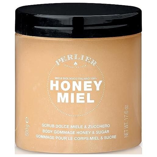 Perlier honey miel scrub dolce corpo miele & zucchero - 500 ml