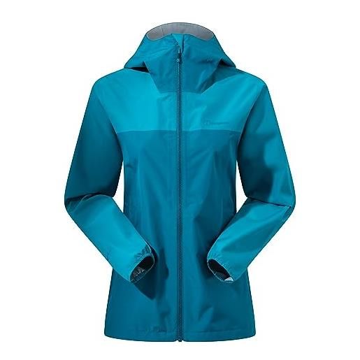 Berghaus deluge pro 3.0 waterproof giacca per donna, nero, 46