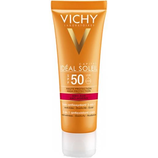 Vichy ideal soleil crema viso antietà spf50