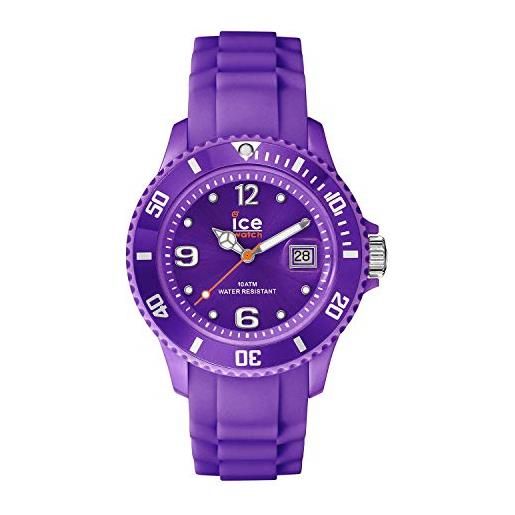 Ice-watch ice forever purple orologio porpora da donna con cinturino in silicone, 000141 (medium)