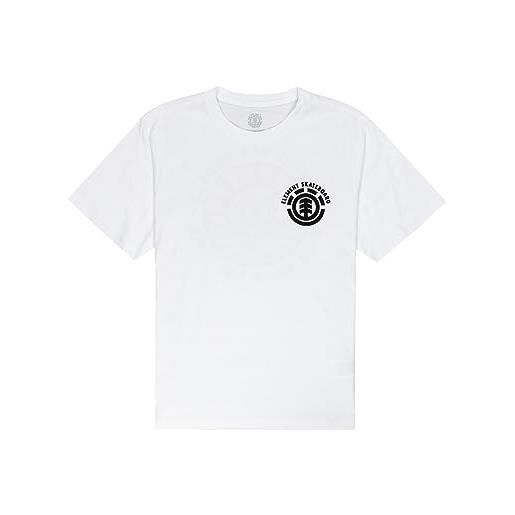 Element great outdoor elyzt00273 t-shirt uomo, bianco (optic white), m