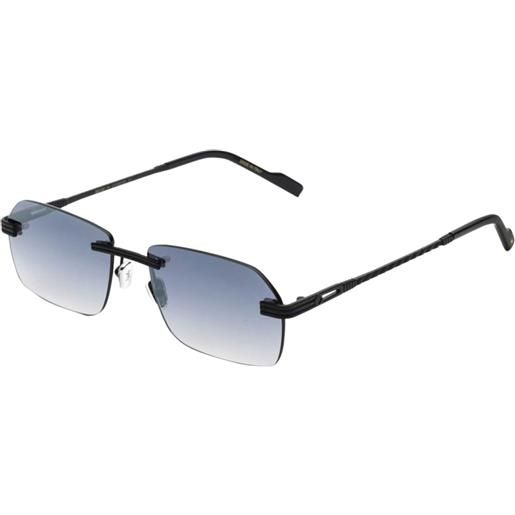Bustout occhiali da sole travis squadrato - nero opaco - crr16 fumo