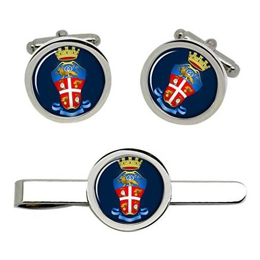 Giftshop UK carabinieri (carabineers forza) gemelli e fermacravatta set