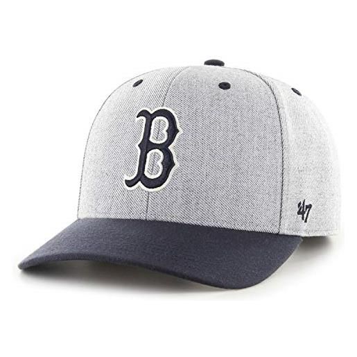 47 '47 brand mvp dp boston red sox snapback - cappellino da uomo - grigio - taglia unica regolabile