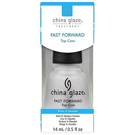 China Glaze 70578 smalto, fast forward top coat, 14 ml
