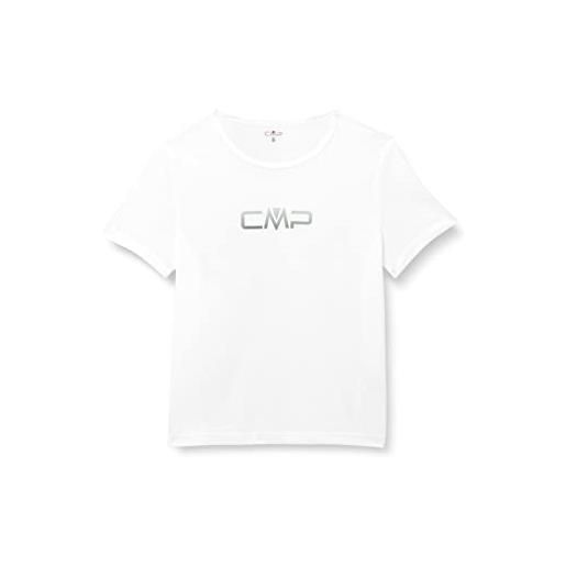 CMP - t-shirt da donna, bianco, 50