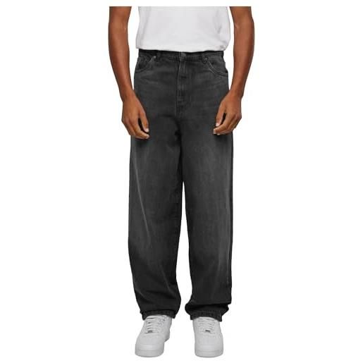 Urban Classics heavy ounce baggy fit jeans pantaloni, black washed, 36 uomo