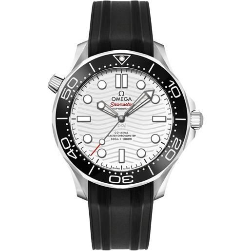 Omega orologio Omega diver 300m co-axial master chronometer quadrante bianco