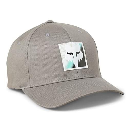 Fox Racing tappo cappello, flexfit-detonate-pewter-#28867, l xl uomo