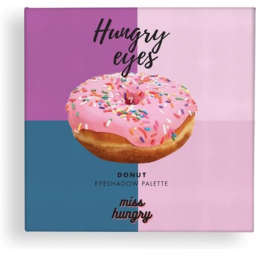 MISS HUNGRY hungry eyes palette donut ombretti glitterati 4 x 3 gr