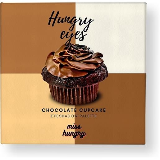MISS HUNGRY hungry eyes palette chocolate cup cake ombretti glitterati 4 x 3 gr