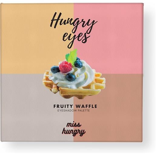 MISS HUNGRY hungry eyes palette fruity waffle ombretti glitterati 4 x 3 gr