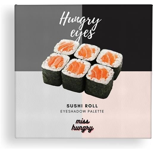 MISS HUNGRY hungry eyes palette sushi roll ombretti glitterati 4 x 3 gr