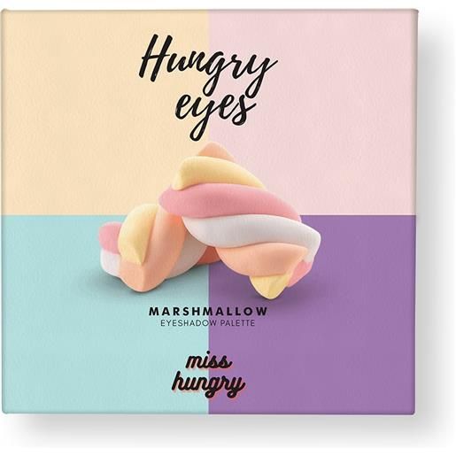 MISS HUNGRY hungry eyes palette marshmallow ombretti glitterati 4 x 3 gr