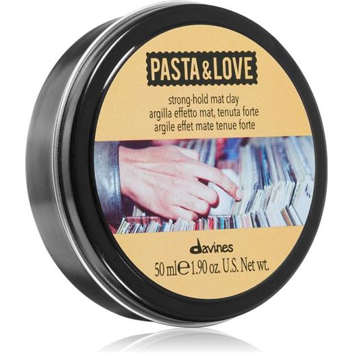 Davines pasta & love strong-hold mat clay 50 ml