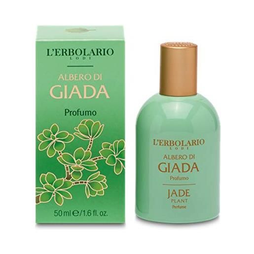 L'Erbolario, profumo donna albero di giada, fragranza fiorita, agrumata, formato 50 ml