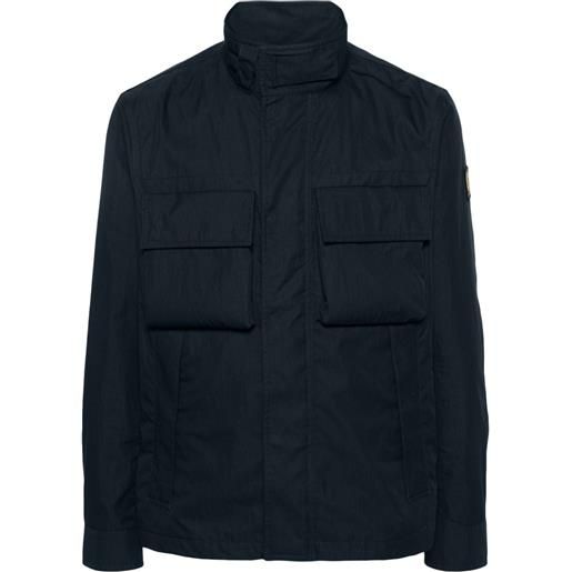 Belstaff giacca con applicazione - blu