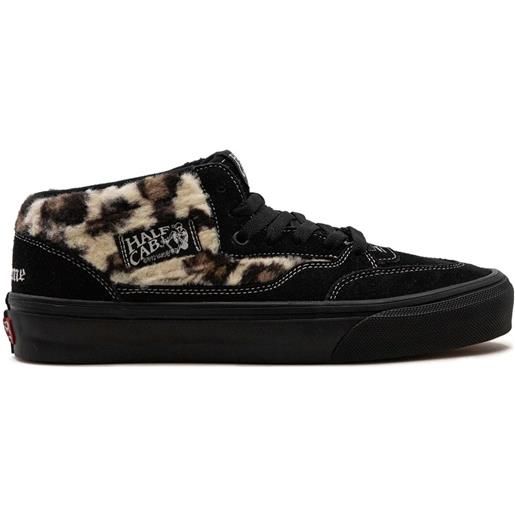 Vans sneakers x supreme half cab '92 leopard/black - nero
