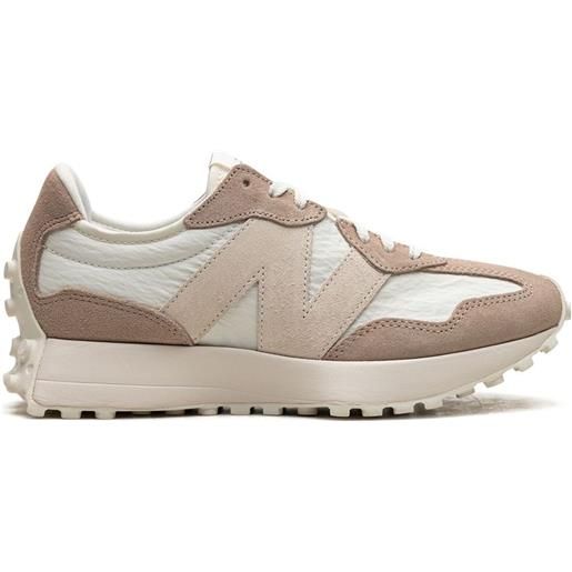 New Balance sneakers 327 white/chocolate - toni neutri