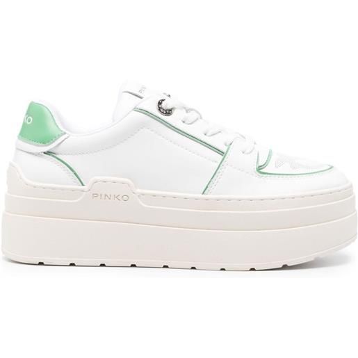 PINKO sneakers bicolore greta - bianco