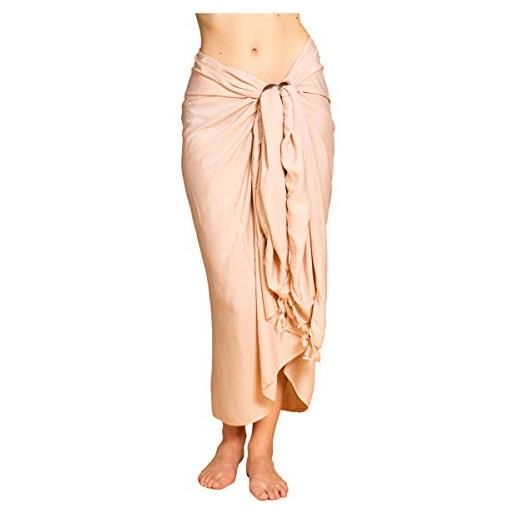 PANASIAM sarong uni brown, 190x116cm
