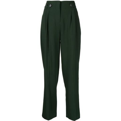 Lorena Antoniazzi pantaloni sartoriali affusolati - verde