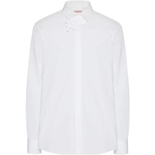 Valentino Garavani camicia con applicazione - bianco