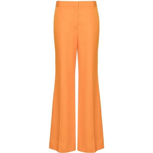 Stella McCartney pantaloni svasati a vita media - arancione