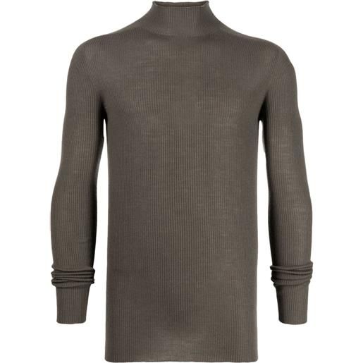 Rick Owens maglione semi trasparente - grigio