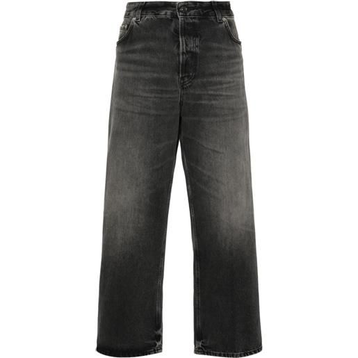 Haikure jeans crop betty a vita media - nero