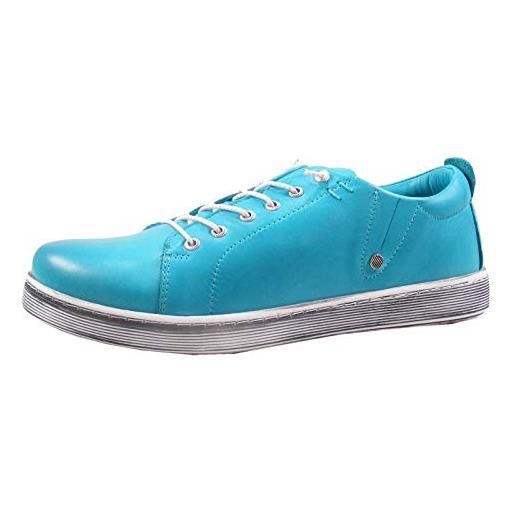 Andrea Conti 0347891 scarpe stringate donna, schuhgröße_1: 40, farbe: blu