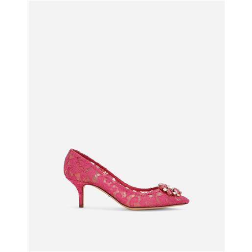 Dolce & Gabbana pump in taormina lace with crystals
