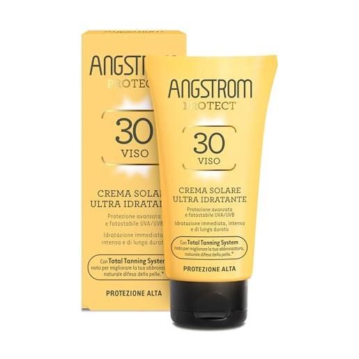 ANGSTROM protect crema solare - protezione corpo 30 con azione ultra idratante ed intensificatore dell`abbronzatura - indicata per pelli sensibili - 50 ml