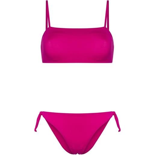 ERES bikini azur duni con scollo squadrato - rosa