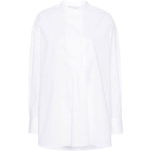 Studio Nicholson blusa con pieghe - bianco