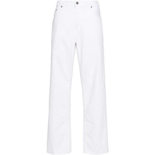 Haikure jeans a gamba ampia - bianco