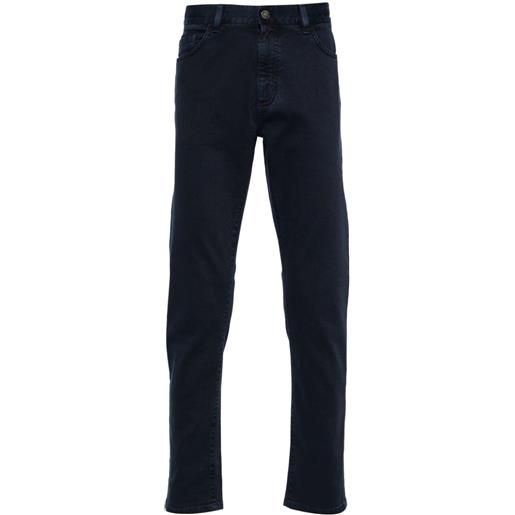 Zegna jeans a vita media - blu