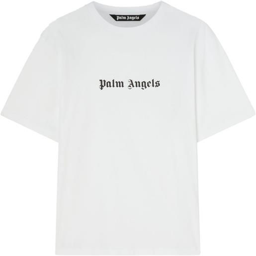 Palm Angels t-shirt girocollo con stampa - bianco