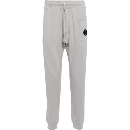 C.P. Company pantaloni sportivi con applicazione - grigio